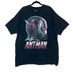 Marvel Ant-Man and The Wasp Movie T-Shirt Black Men's XXL‎ Graphic